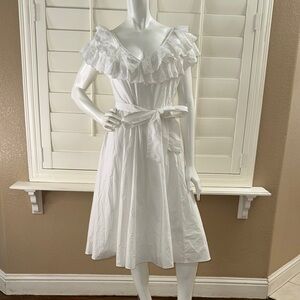 Lost Ink Eyelet Midi Dress